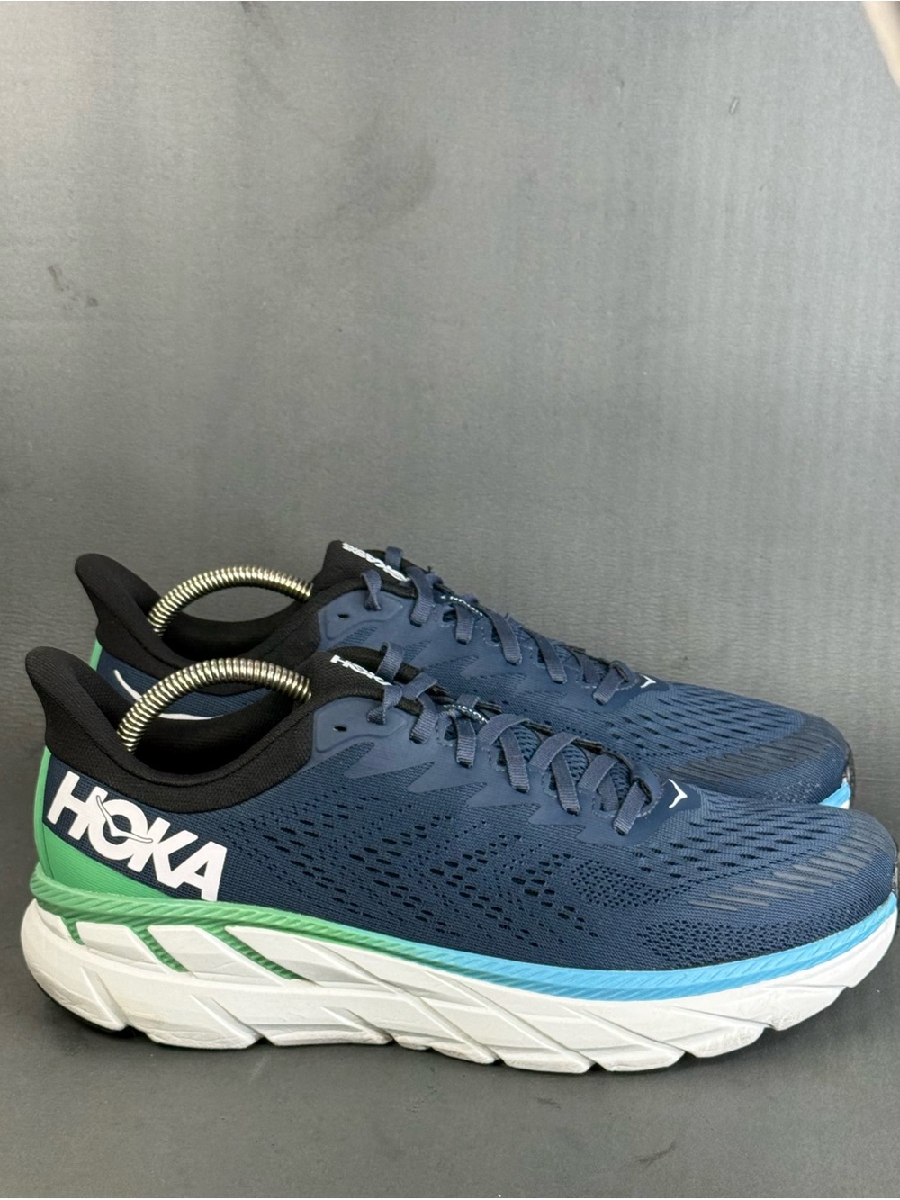 HOKA Clifton 7 'Moonlit Ocean' athletic sneaker shoes men’s size 11
